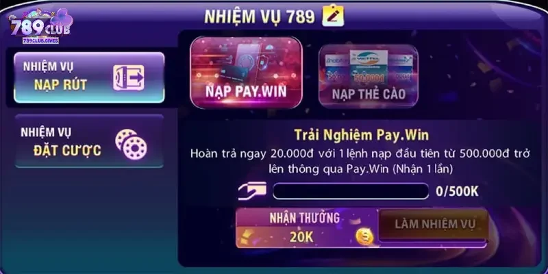 Hướng dẫn cách nhận Khuyến Mãi 789Club cho tân thủ