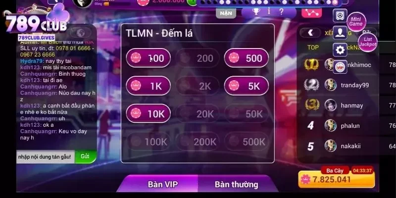 Mẹo cược Tài xỉu live stream hiệu quả tại 789club